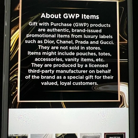 Gucci VIP/GWPCompact Mirror - Picture 5 of 7